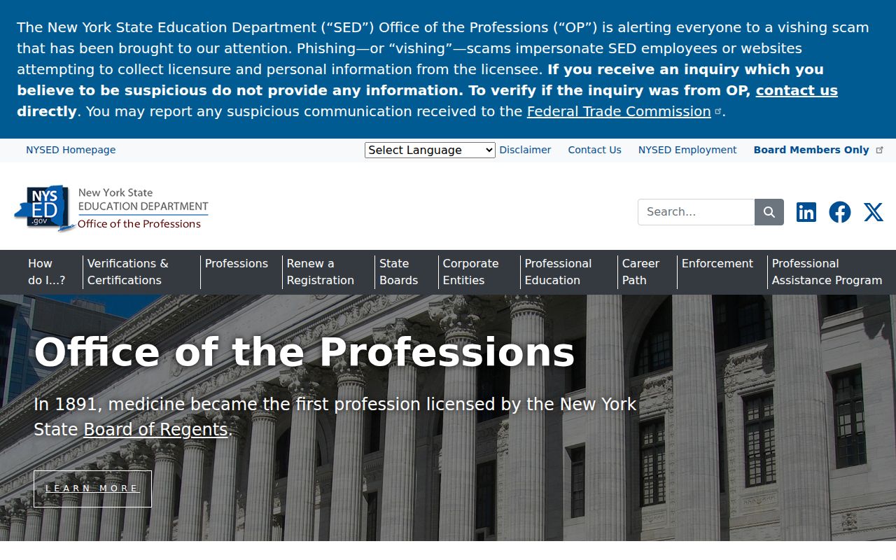 Yorktown residents directory New York professional license verification gateway